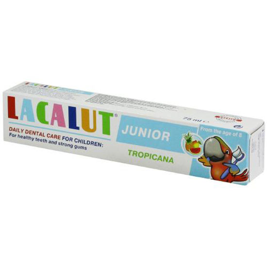 Світлина Зубна паста Lactalut Junior (Лакалут Джуніор) тропікана 75 мл